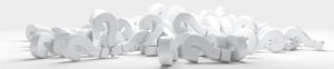 Pile of 3-D Question Marks